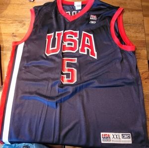 Vintage 2003 Team USA National Basketball Team Jason Kidd Jersey - Reebok